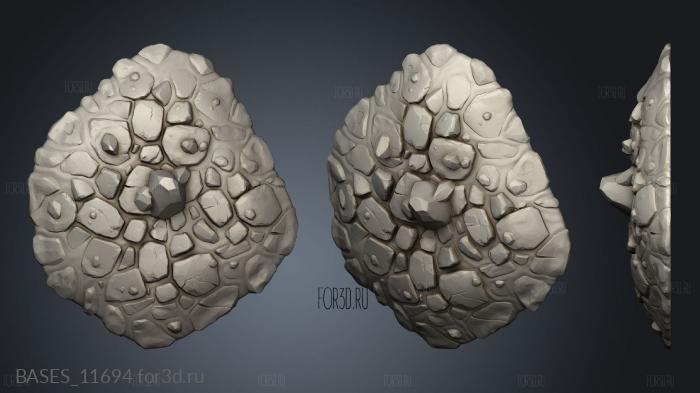 Hell Terrain stl model for CNC