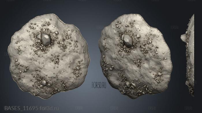 Hell Terrain stl model for CNC