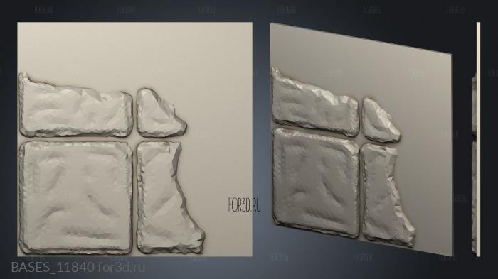 Edge Diagonal Short stl model for CNC