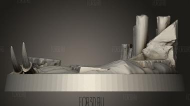 Планета тиранидов 3d stl модель для ЧПУ