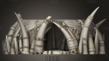 Хижина орочьего шамана 3d stl модель для ЧПУ