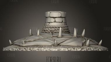 Крыша Орка-Шамана 3d stl модель для ЧПУ