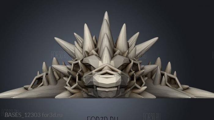 void sea dragon Straight stl model for CNC