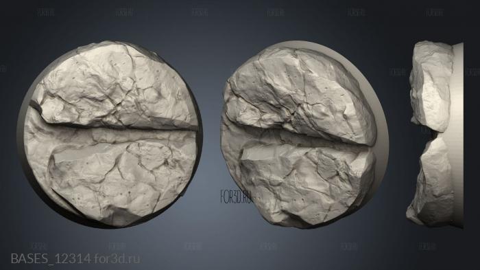 Volcanic stl model for CNC