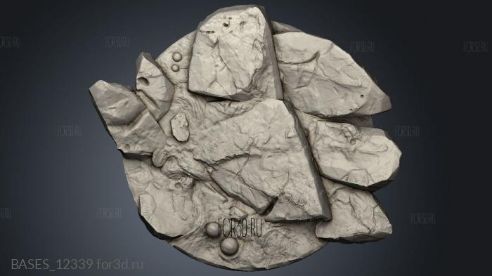 Volcanic Texture stl model for CNC