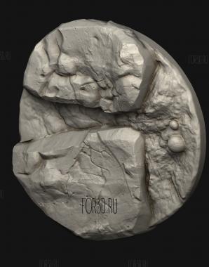 Вулканическая Текстура 3d stl модель для ЧПУ