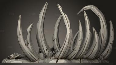 Ребра Рельефа Пустошей 3d stl модель для ЧПУ