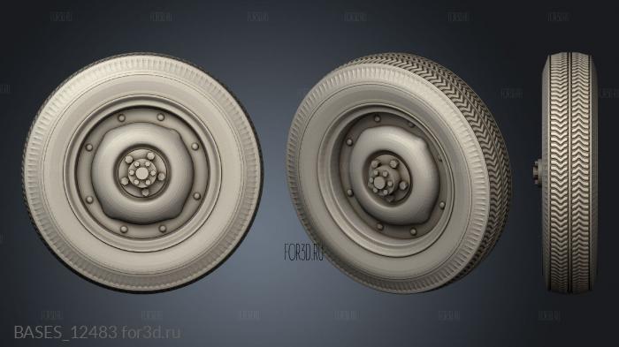 wheels various jeep stl model for CNC