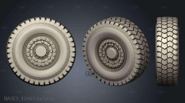 wheels various pak wheel husky stl model for CNC