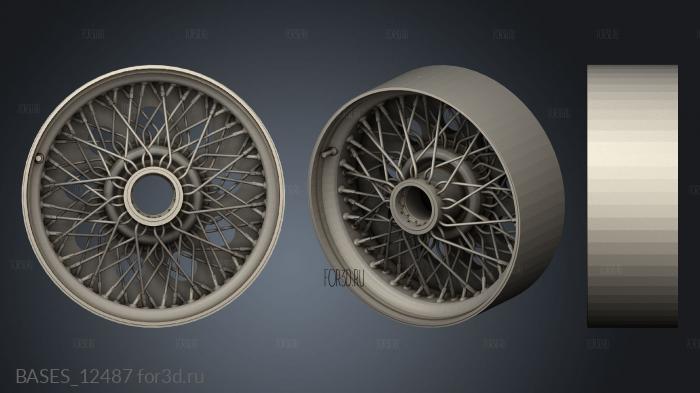 wheels various wheel disc Alfa Romeo stl model for CNC