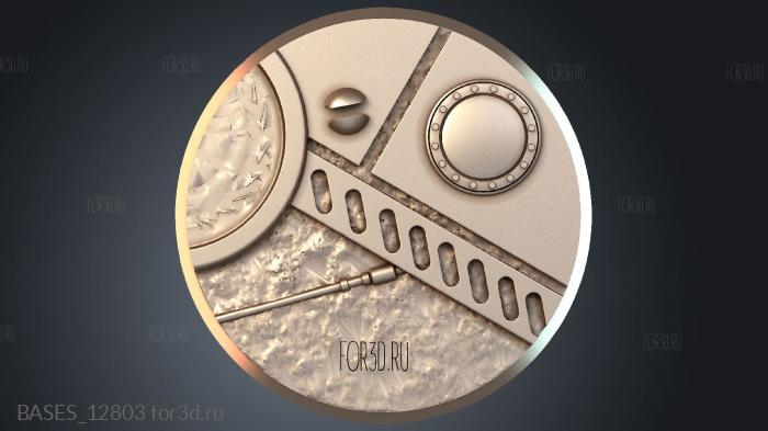 BASES_12803 stl model for CNC