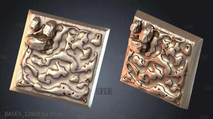 BASES_12808 stl model for CNC