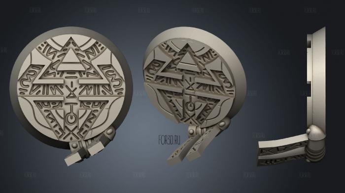 Bases 5 stl model for CNC