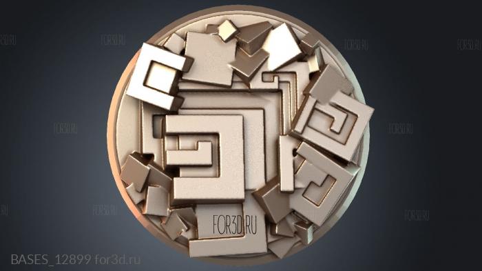 BASES_12899 stl model for CNC