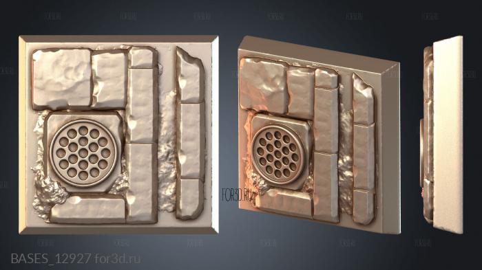 BASES_12927 stl model for CNC