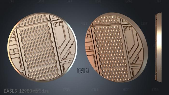BASES_12980 stl model for CNC