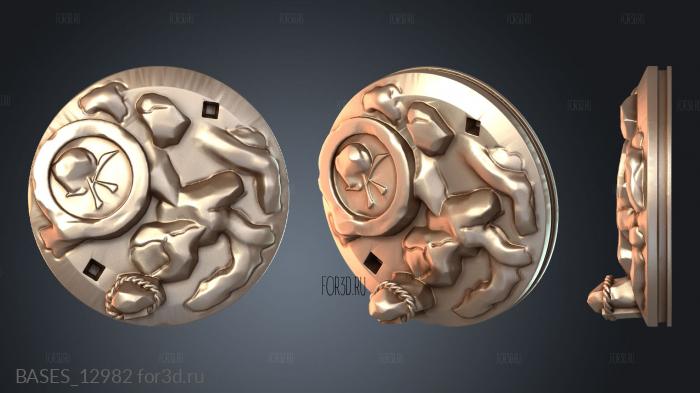 BASES_12982 stl model for CNC