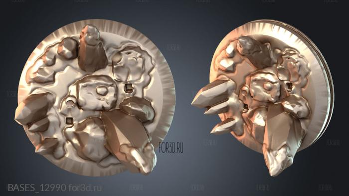 BASES_12990 stl model for CNC