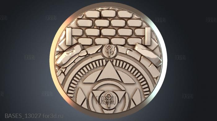BASES_13027 stl model for CNC