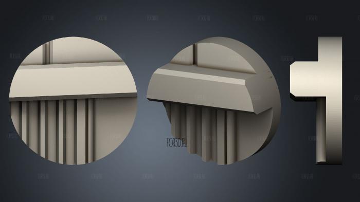 bases 25mm 01 016 stl model for CNC