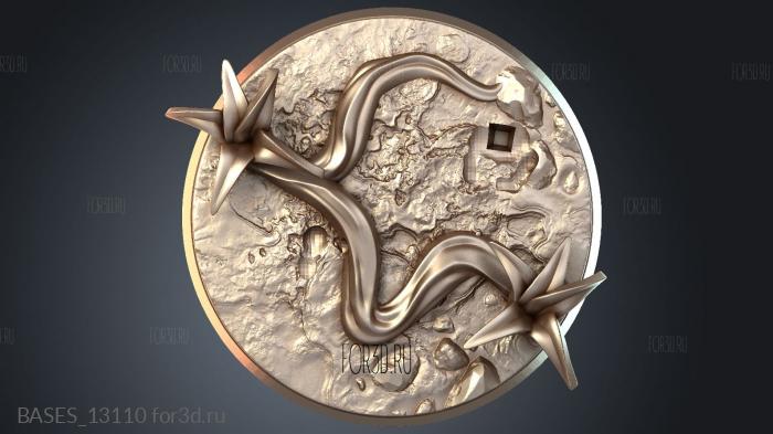 BASES_13110 stl model for CNC