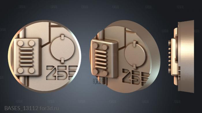 BASES_13112 stl model for CNC