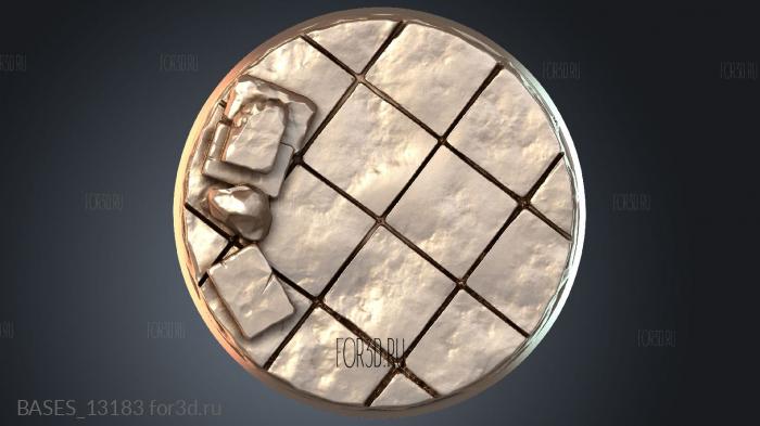 BASES_13183 stl model for CNC