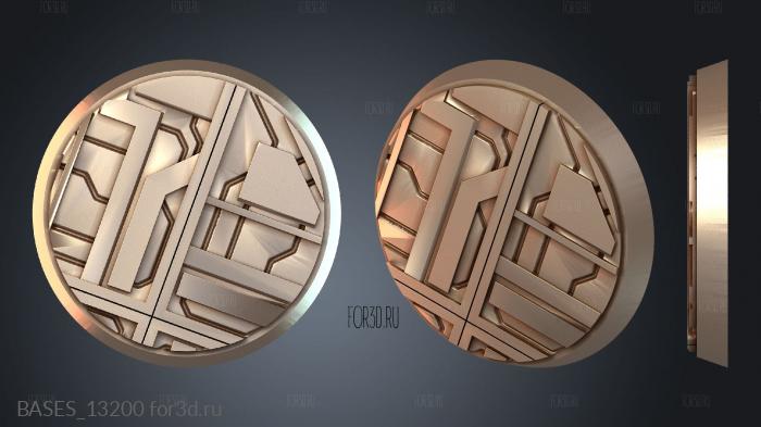 BASES_13200 stl model for CNC