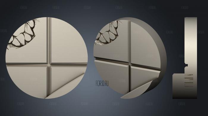 bases 32mm 01 007 stl model for CNC