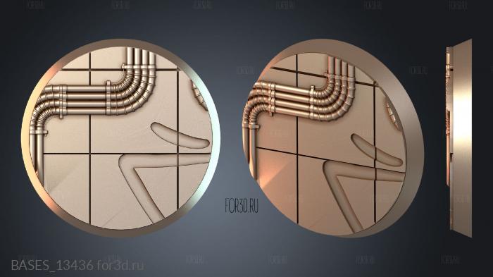 BASES_13436 stl model for CNC