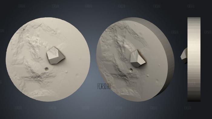 bases 32mm 01 014 stl model for CNC