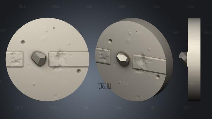 bases 32mm 01 015 stl model for CNC