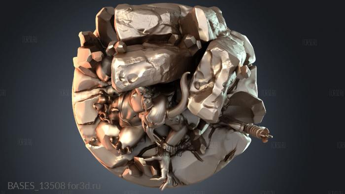 BASES_13508 stl model for CNC