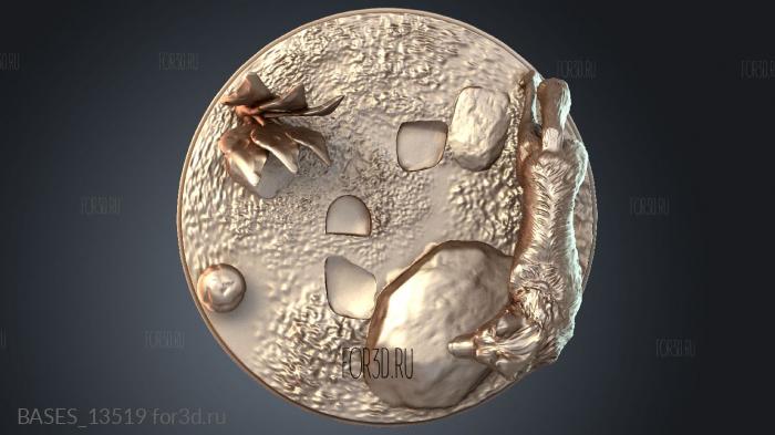 BASES_13519 stl model for CNC