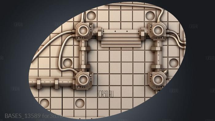 BASES_13589 3d stl модель для ЧПУ