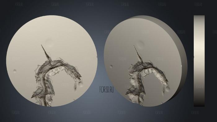 bases 40mm 01 012 stl model for CNC