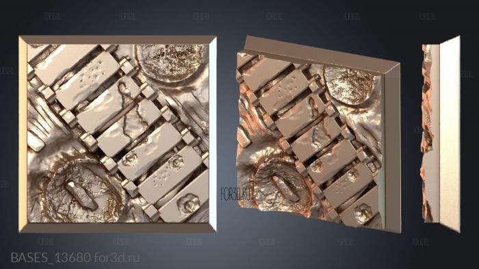 BASES_13680 stl model for CNC