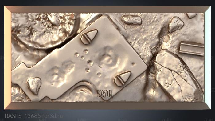 BASES_13685 stl model for CNC