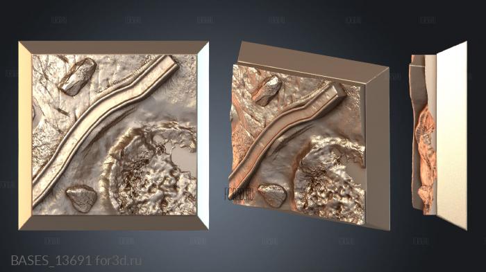 BASES_13691 stl model for CNC