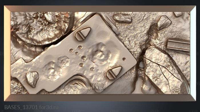 BASES_13701 stl model for CNC