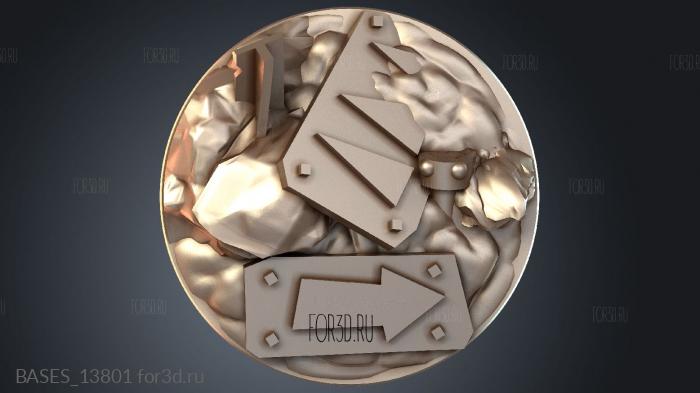 BASES_13801 stl model for CNC