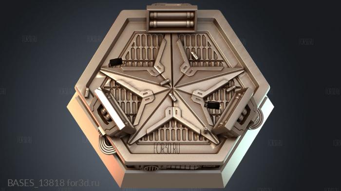 BASES_13818 stl model for CNC