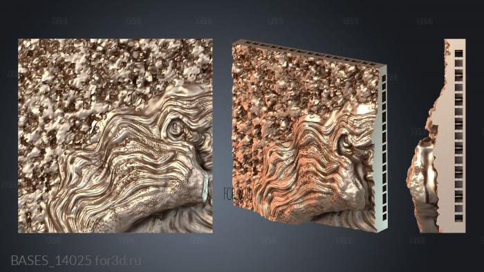 BASES_14025 3d stl модель для ЧПУ