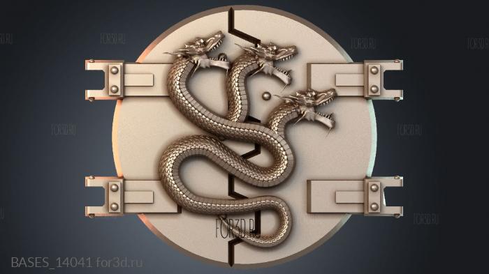 BASES_14041 3d stl модель для ЧПУ
