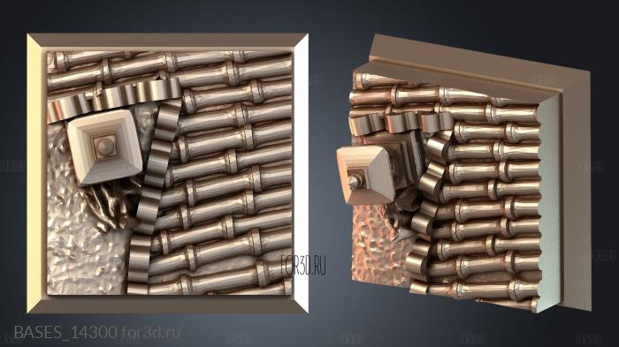 BASES_14300 stl model for CNC