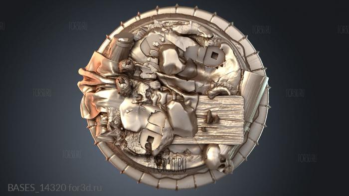 BASES_14320 stl model for CNC