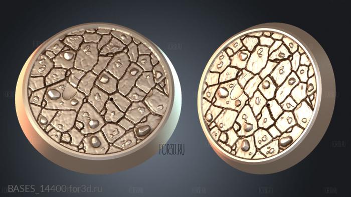 BASES_14400 stl model for CNC