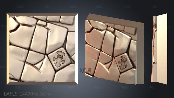 BASES_14490 stl model for CNC