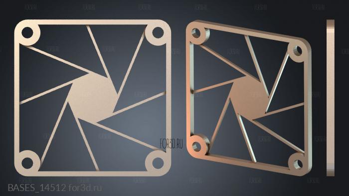 BASES_14512 stl model for CNC