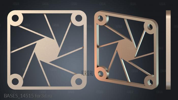 BASES_14515 stl model for CNC